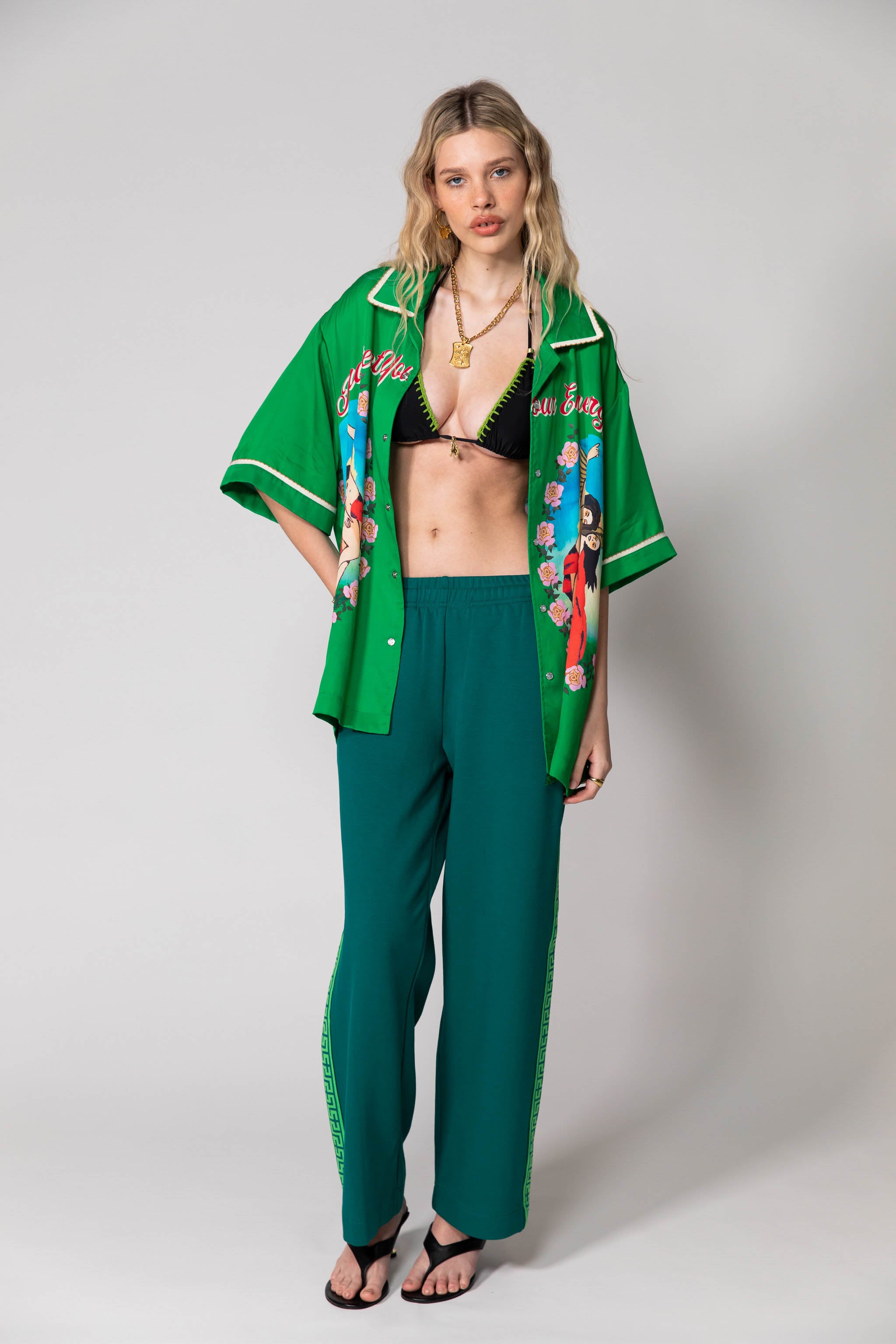 Green Guardian Angels Resort Shirt