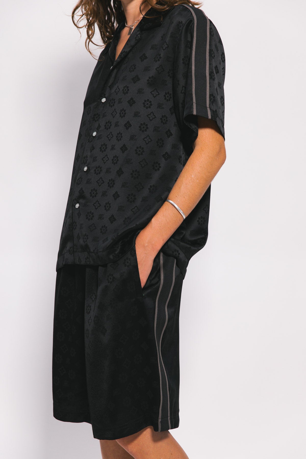 Jacquard Satin Basket Ball Shorts