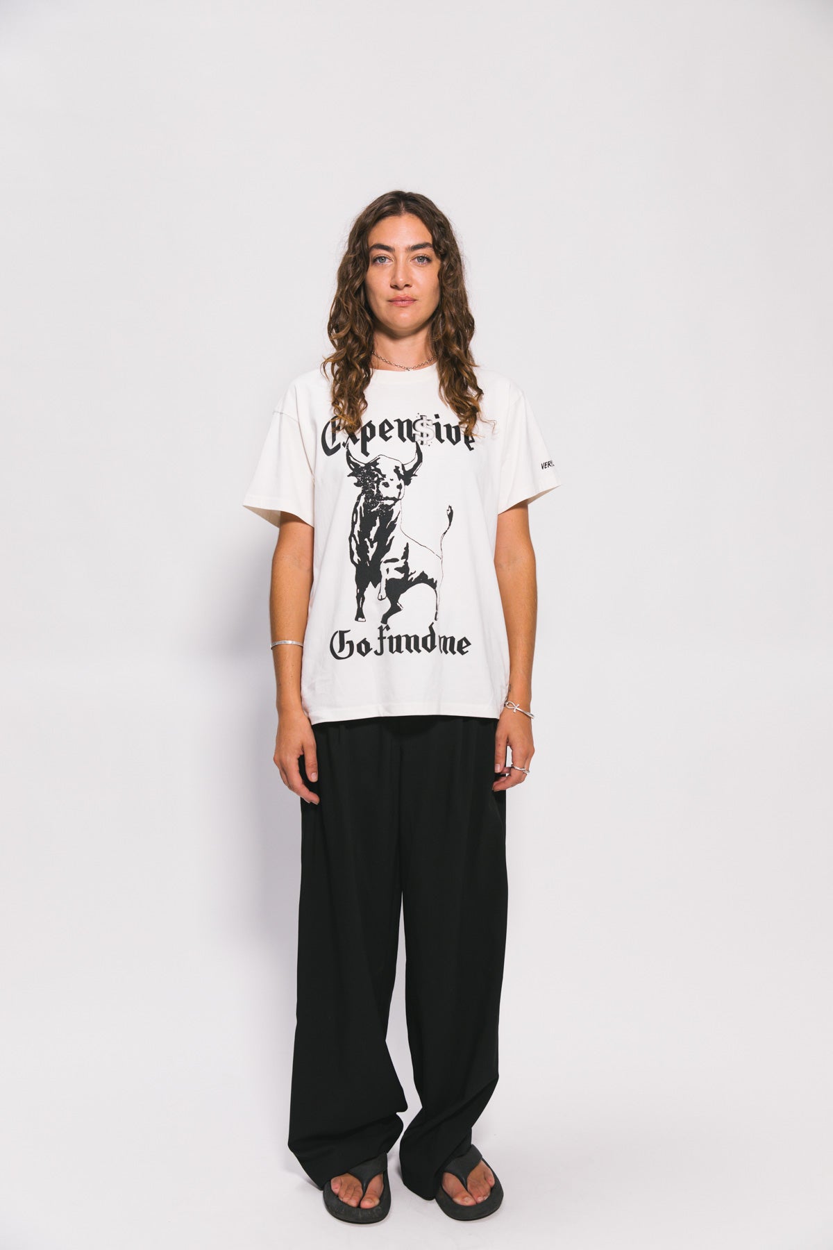 White Go Fund Me Tee