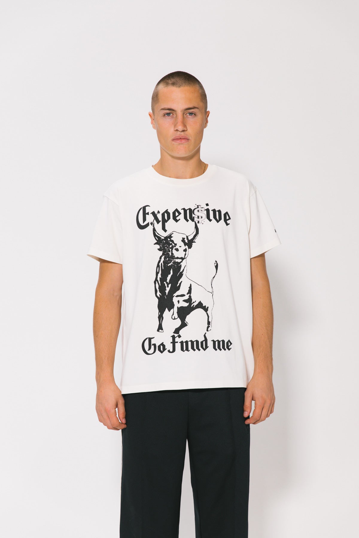 White Go Fund Me Tee