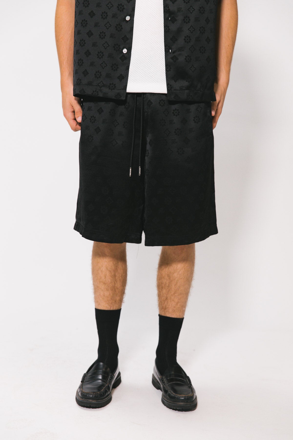Jacquard Satin Basket Ball Shorts