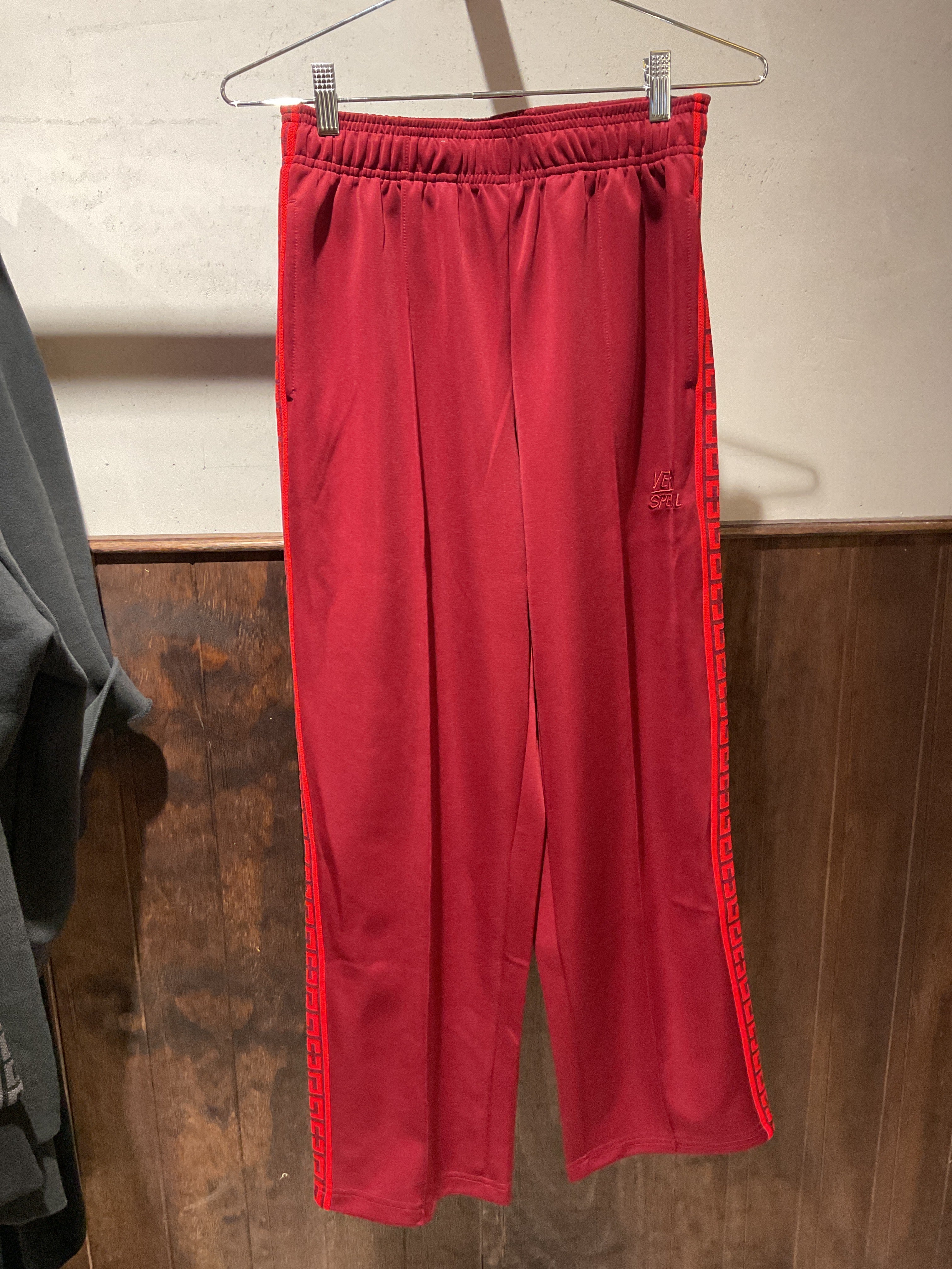 Red Geo Track Pants