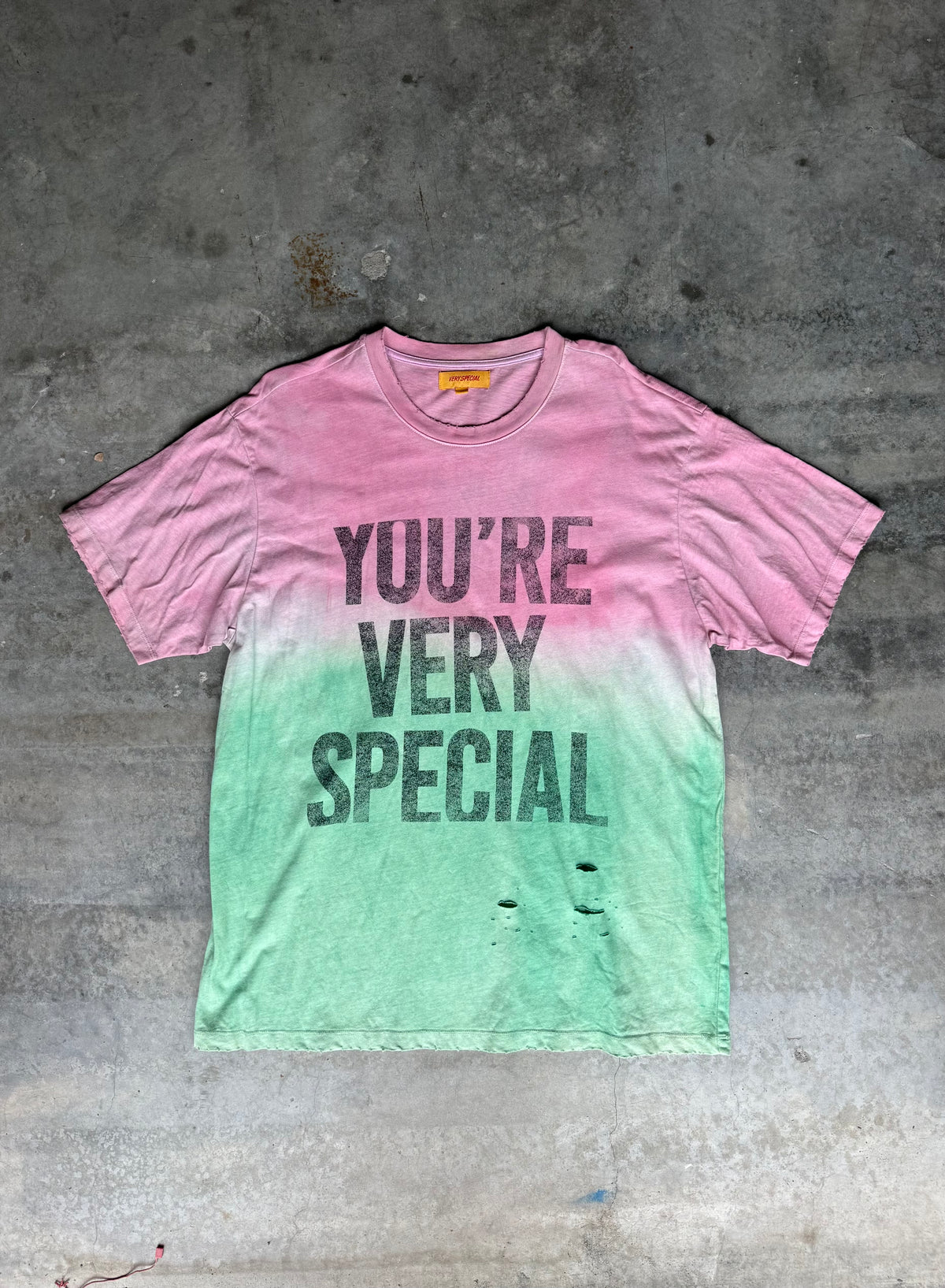 Watermelon Tie-dyed YVS Trashed Tee