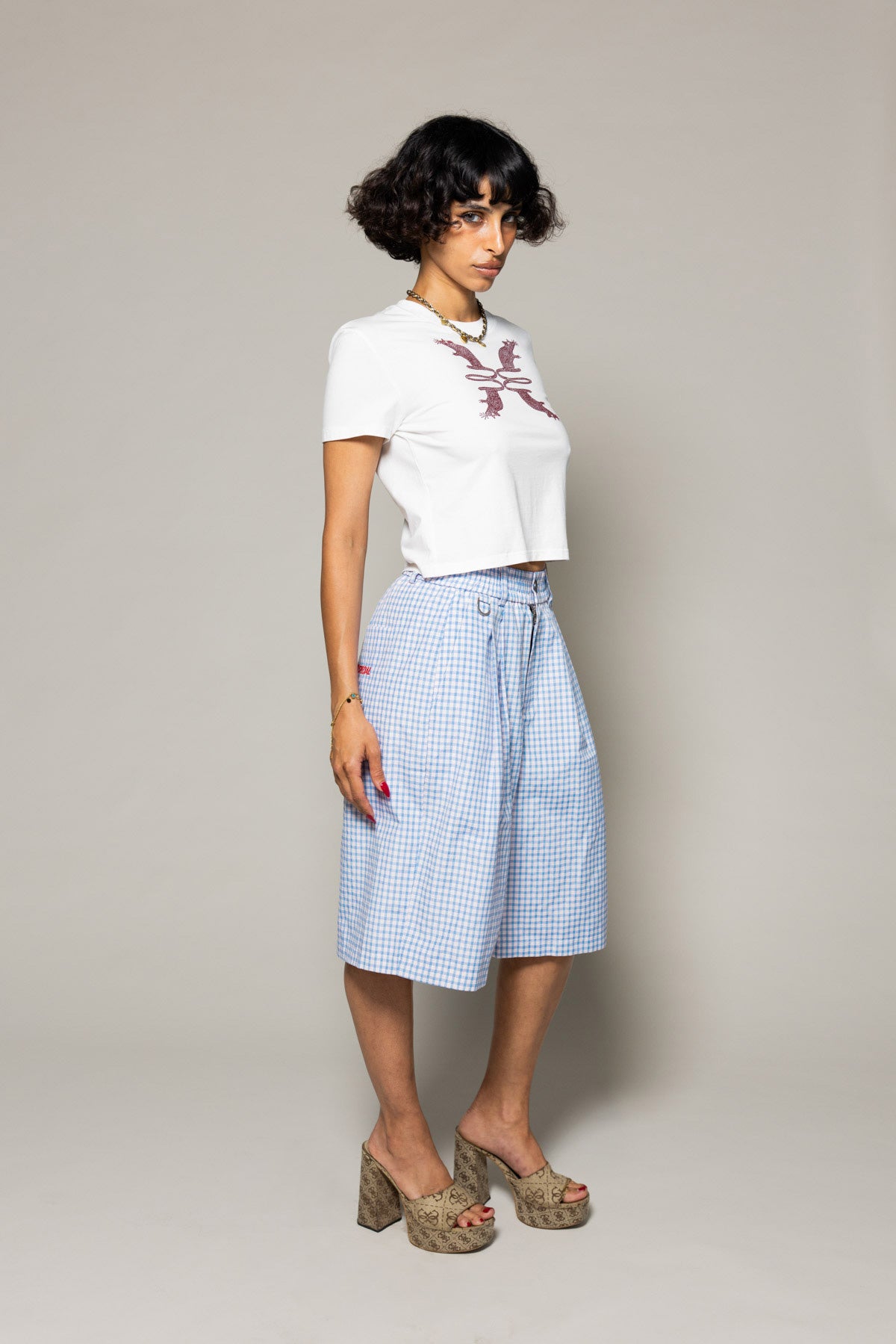 Diamonte Butterfly Rat Baby Tee
