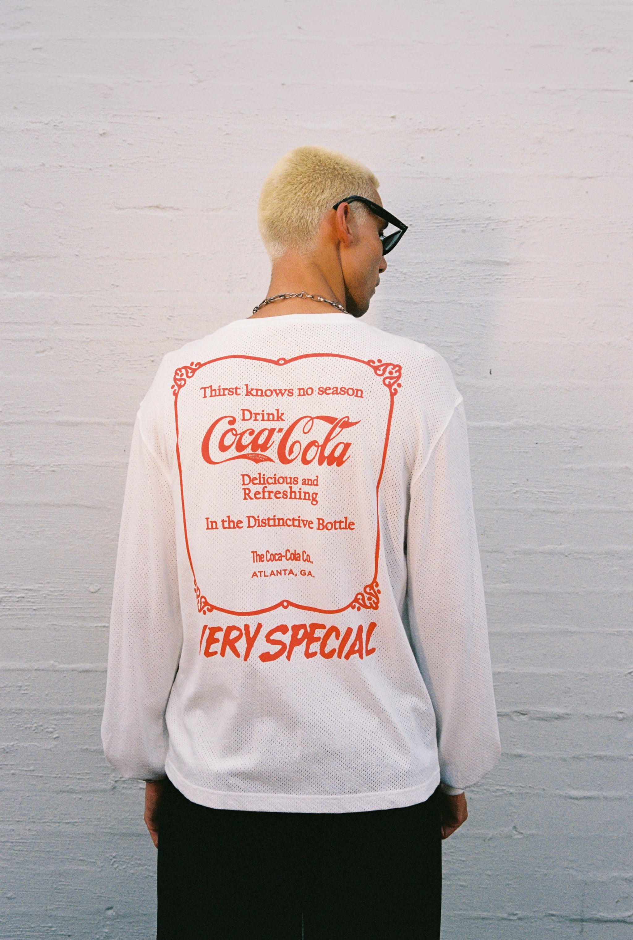 Classic Coke Racing LS mesh tee