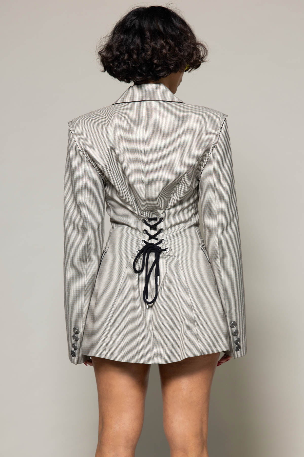 Houndstooth Check Dionne Blazer