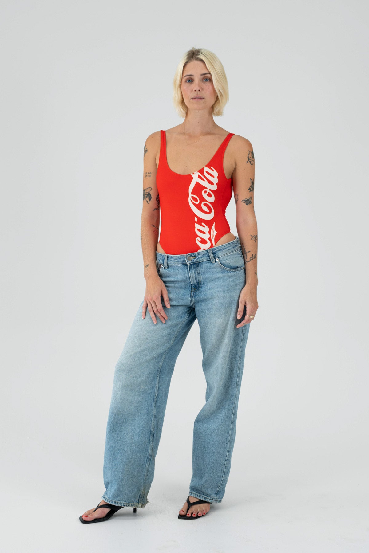 Classic Coke High-Cut Body Suit