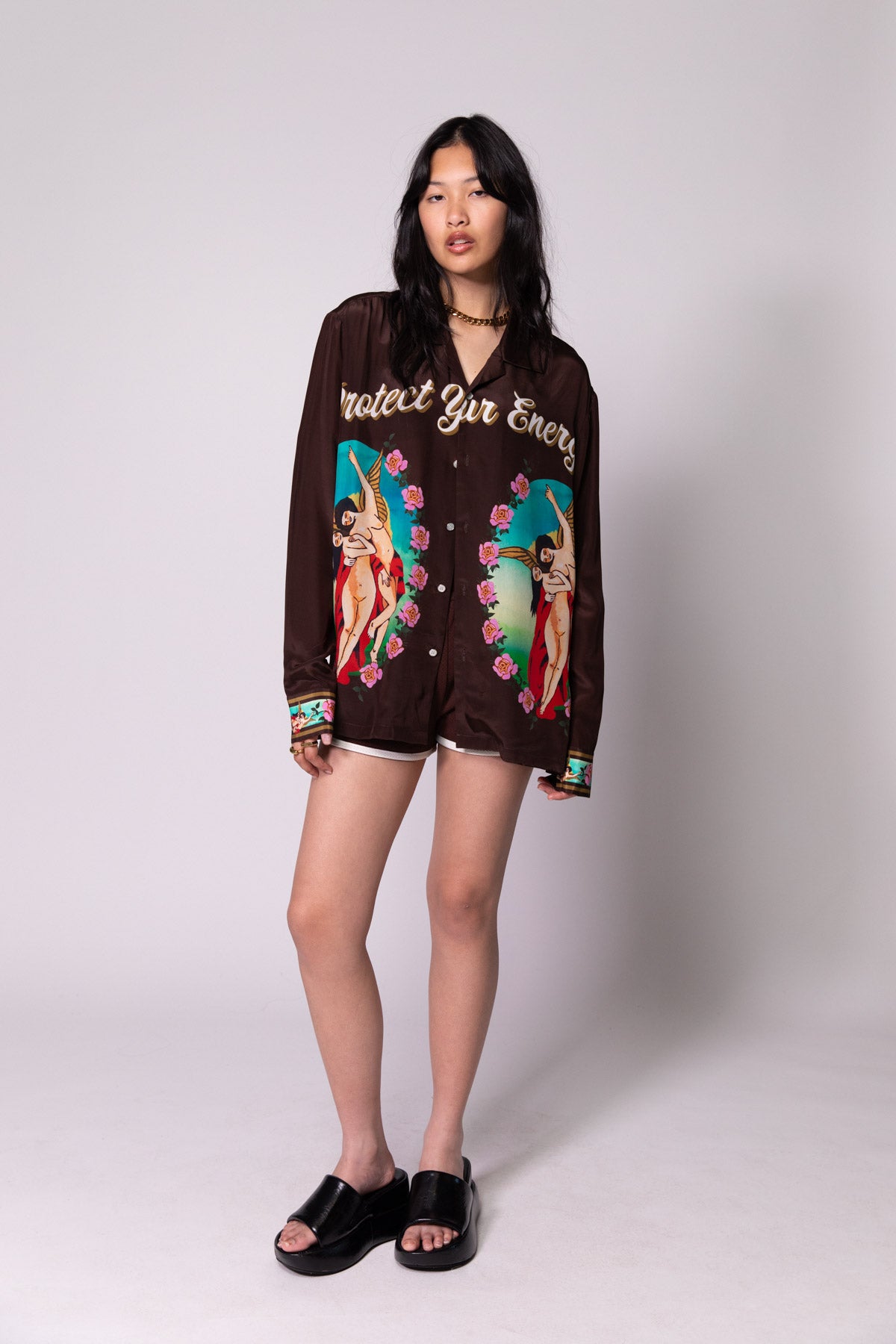 Silk Mocha Guardian Angels LS Shirt