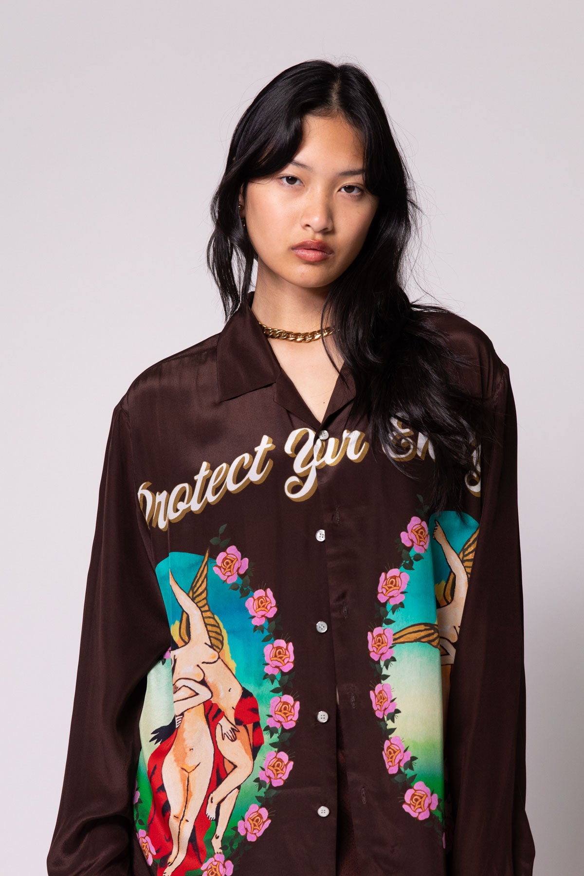 Silk Mocha Guardian Angels LS Shirt
