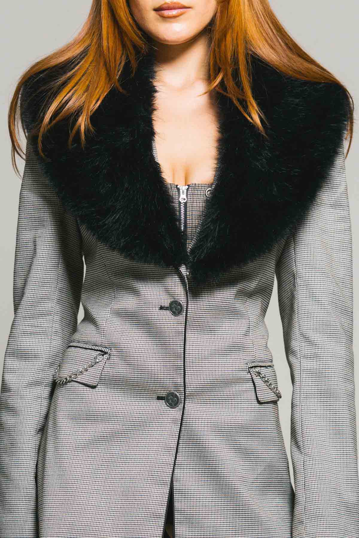 Herringbone Dionne Blazer