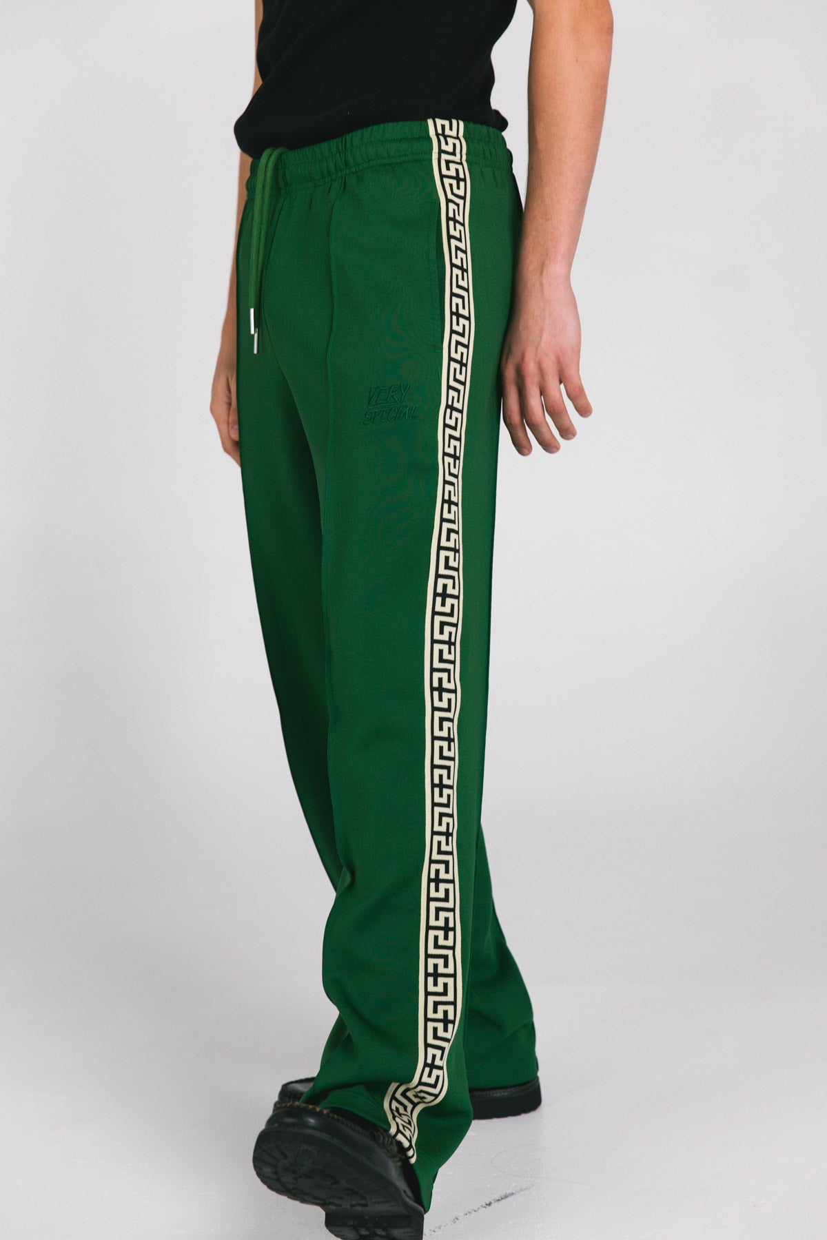 Green "Geo" Track Pants