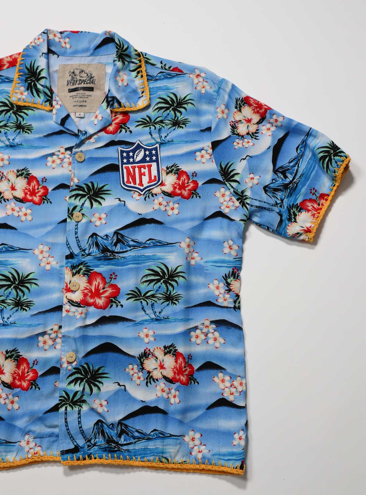 Cleveland Browns One Off Hawaiian Shirt M