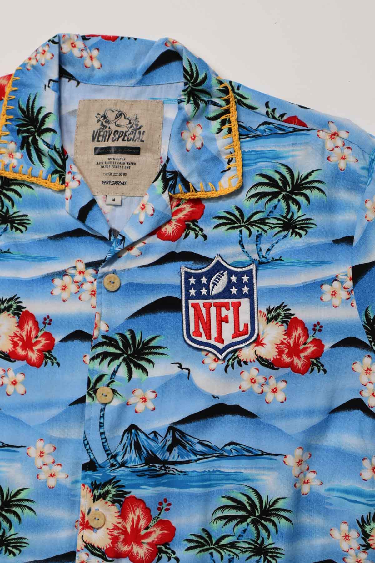 Cleveland Browns One Off Hawaiian Shirt M