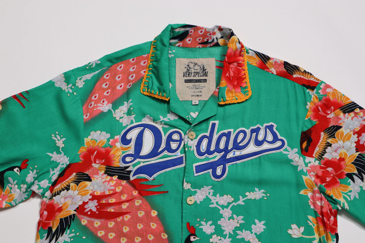 LA Dodgers One Off Hawaiian Shirt M