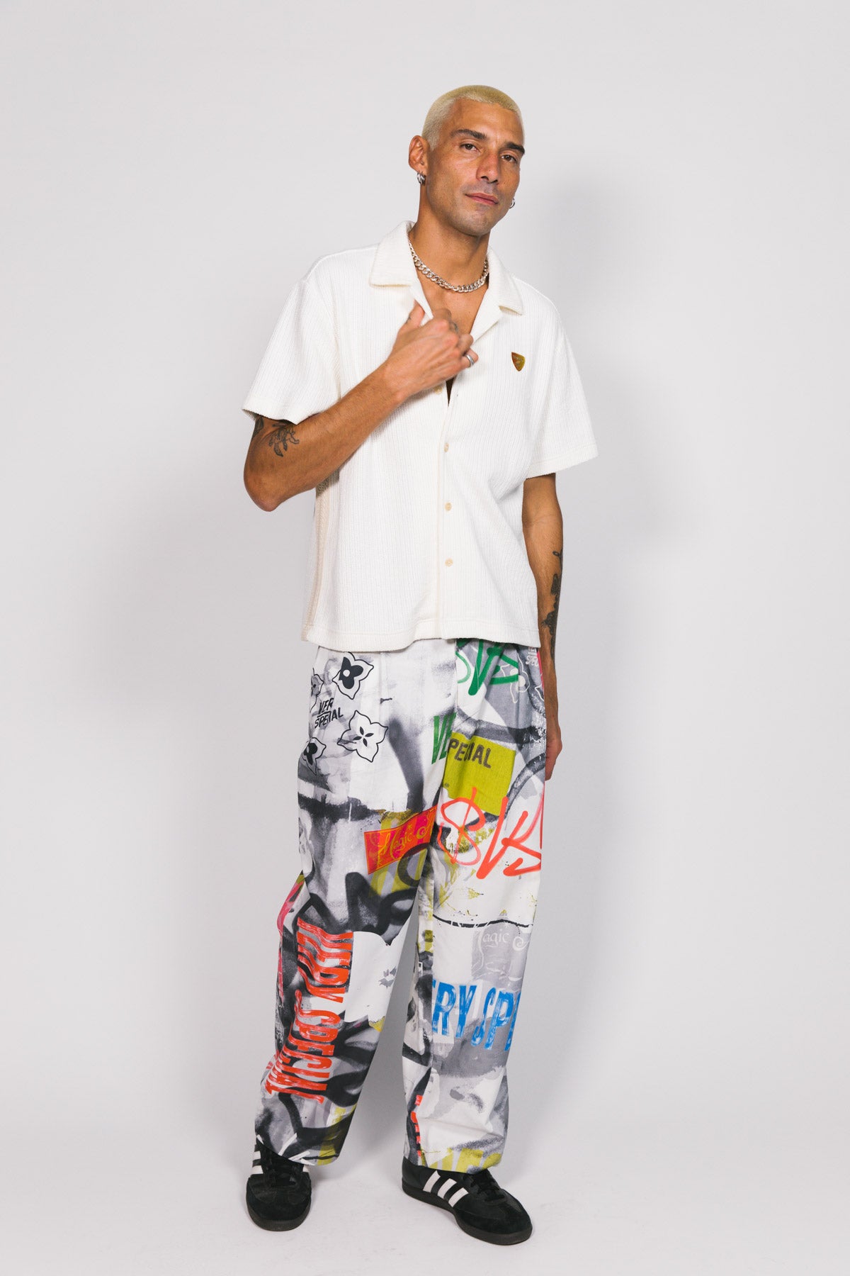 Graffiti Westwood Pleated Pants