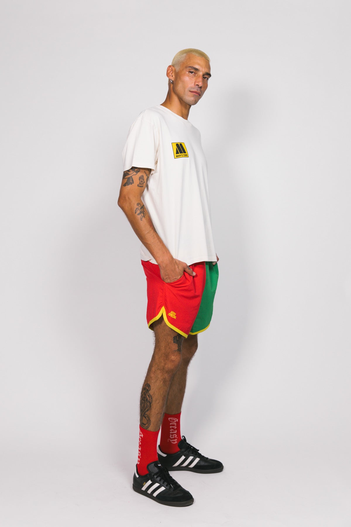 Greasy Couture Nylon Short Shorts