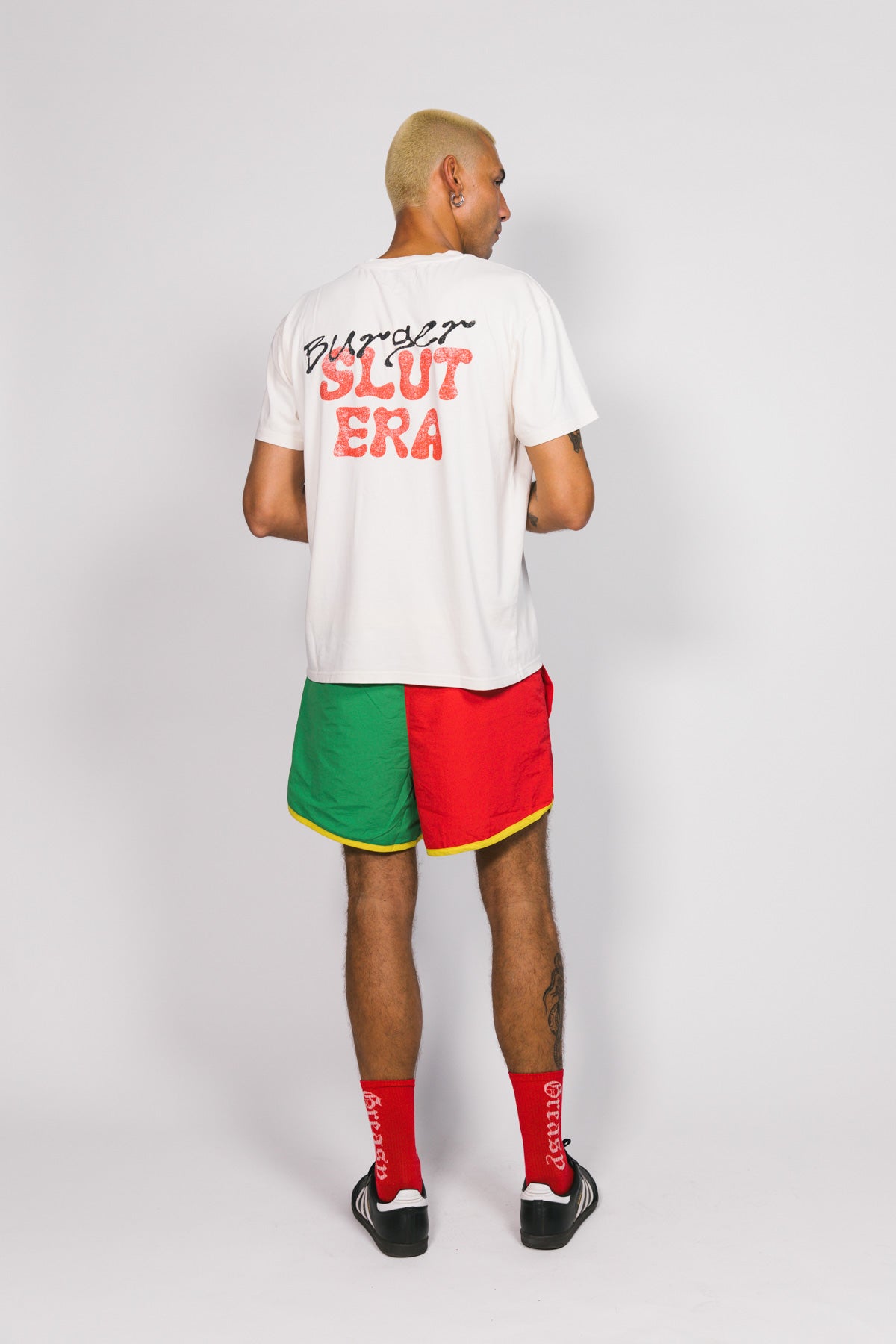 Greasy Couture Nylon Short Shorts