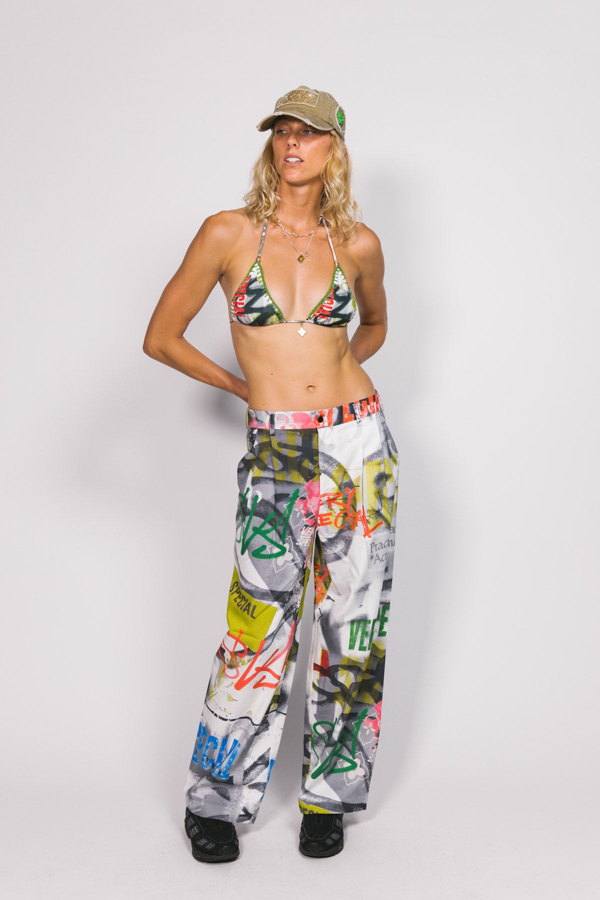 Graffiti Westwood Pleated Pants