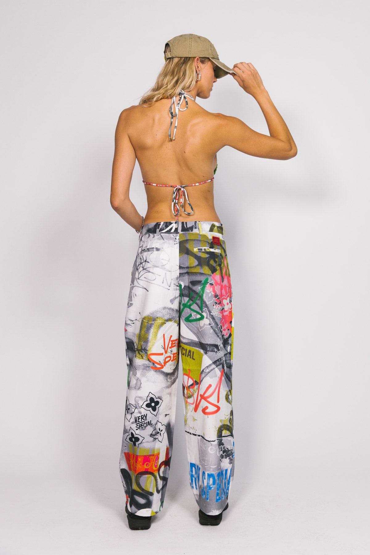 Graffiti Westwood Pleated Pants