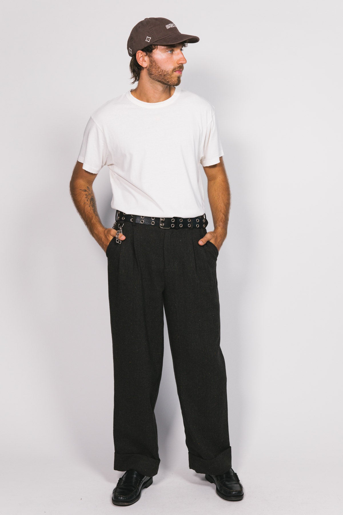 Brown Special Motif Dad Cap