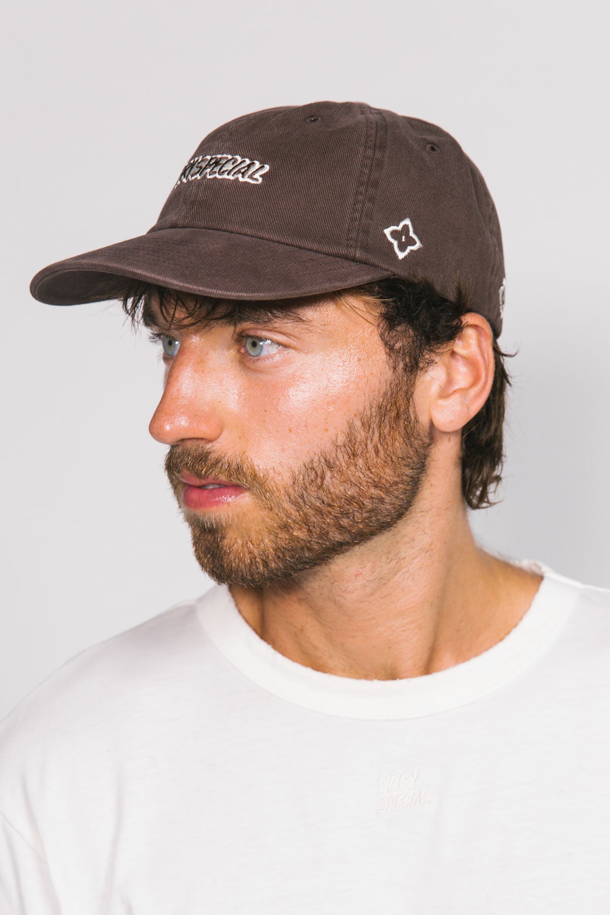Brown Special Motif Dad Cap