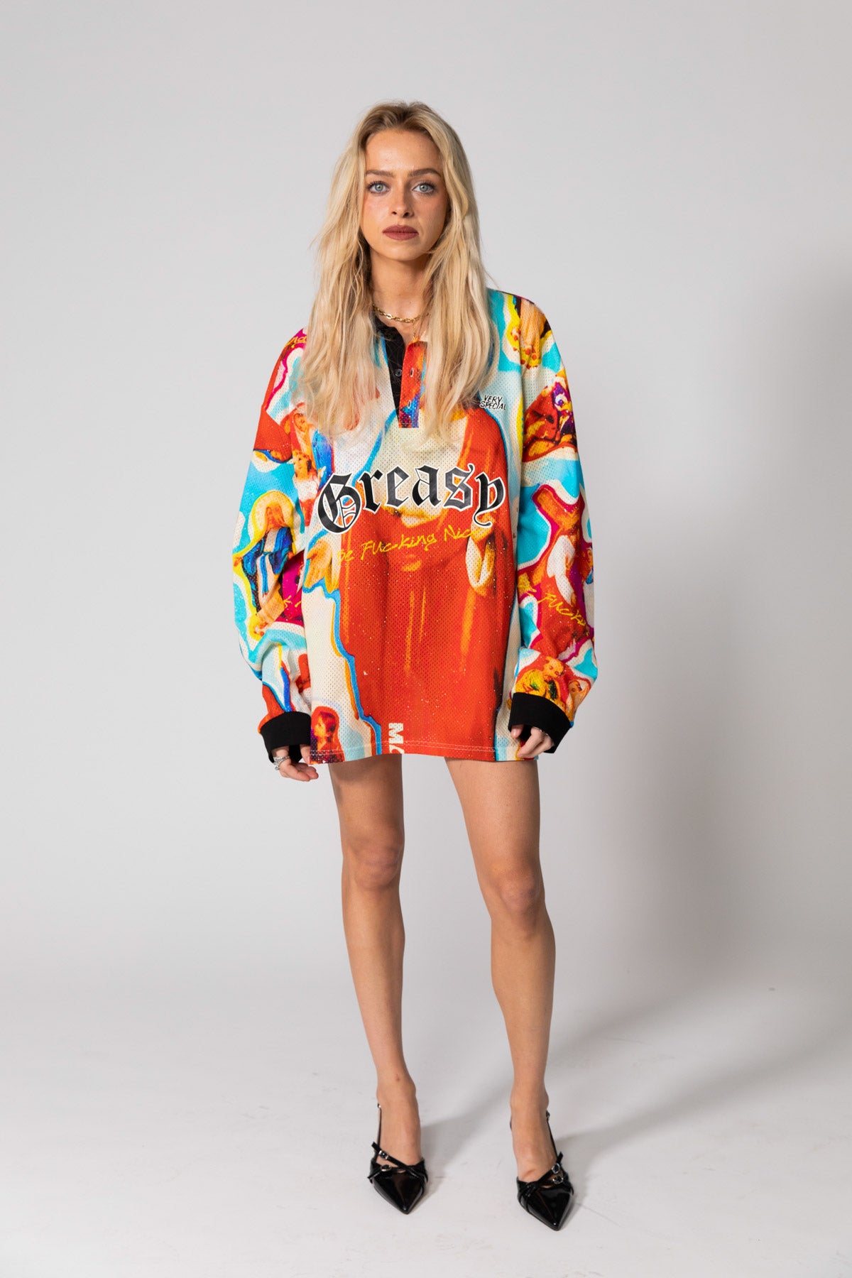 Holy Holy Mesh LS Polo