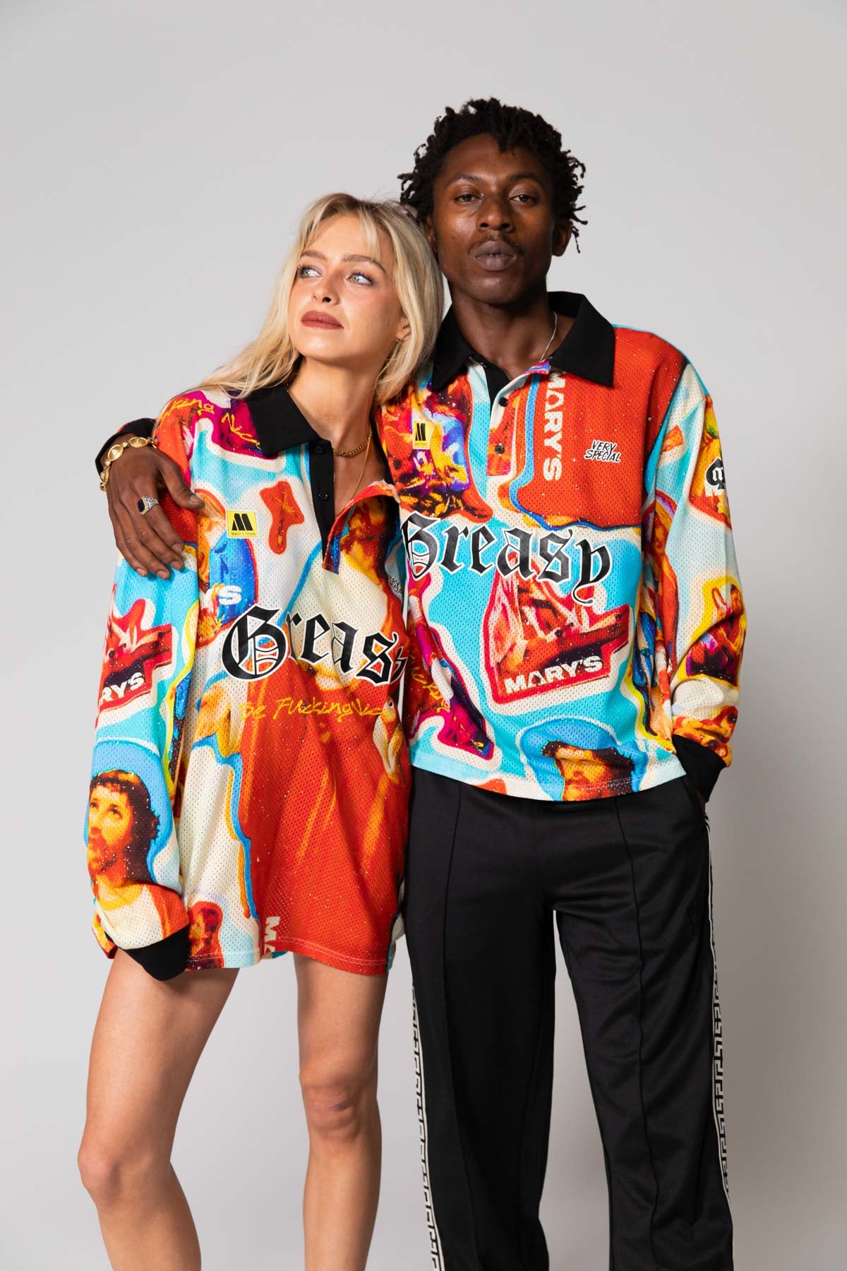 Holy Holy Mesh LS Polo