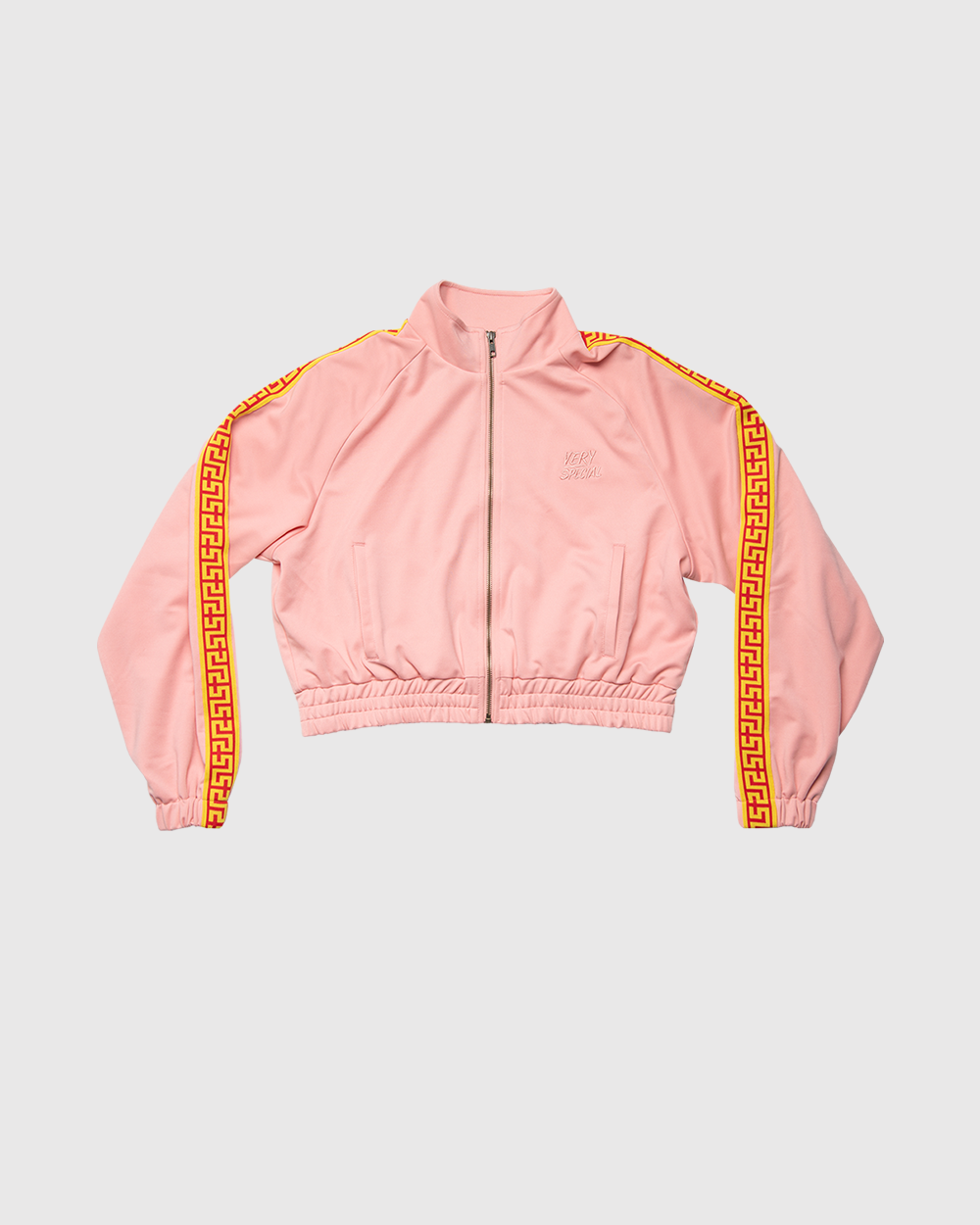 Pink "Geo" Track Jacket