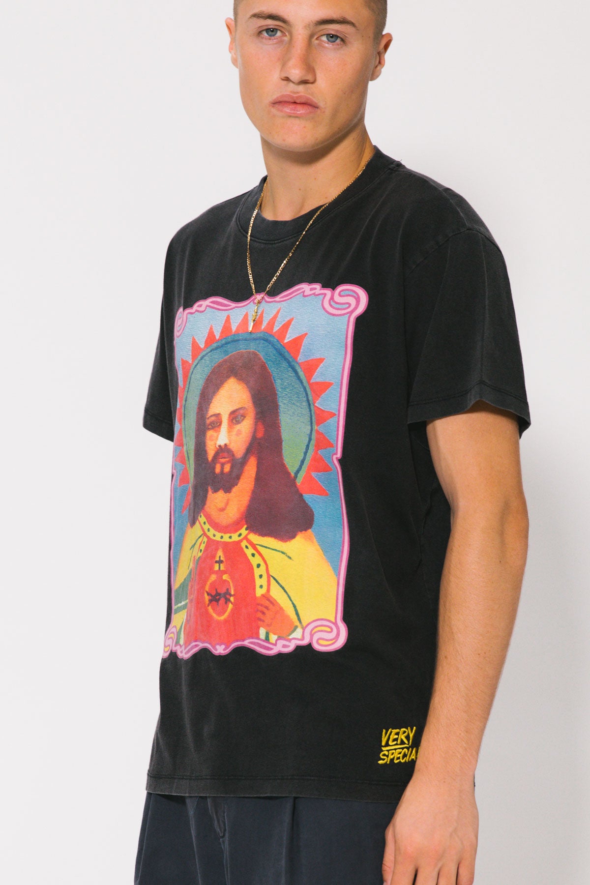 Black Saving Grace Boxy Tee