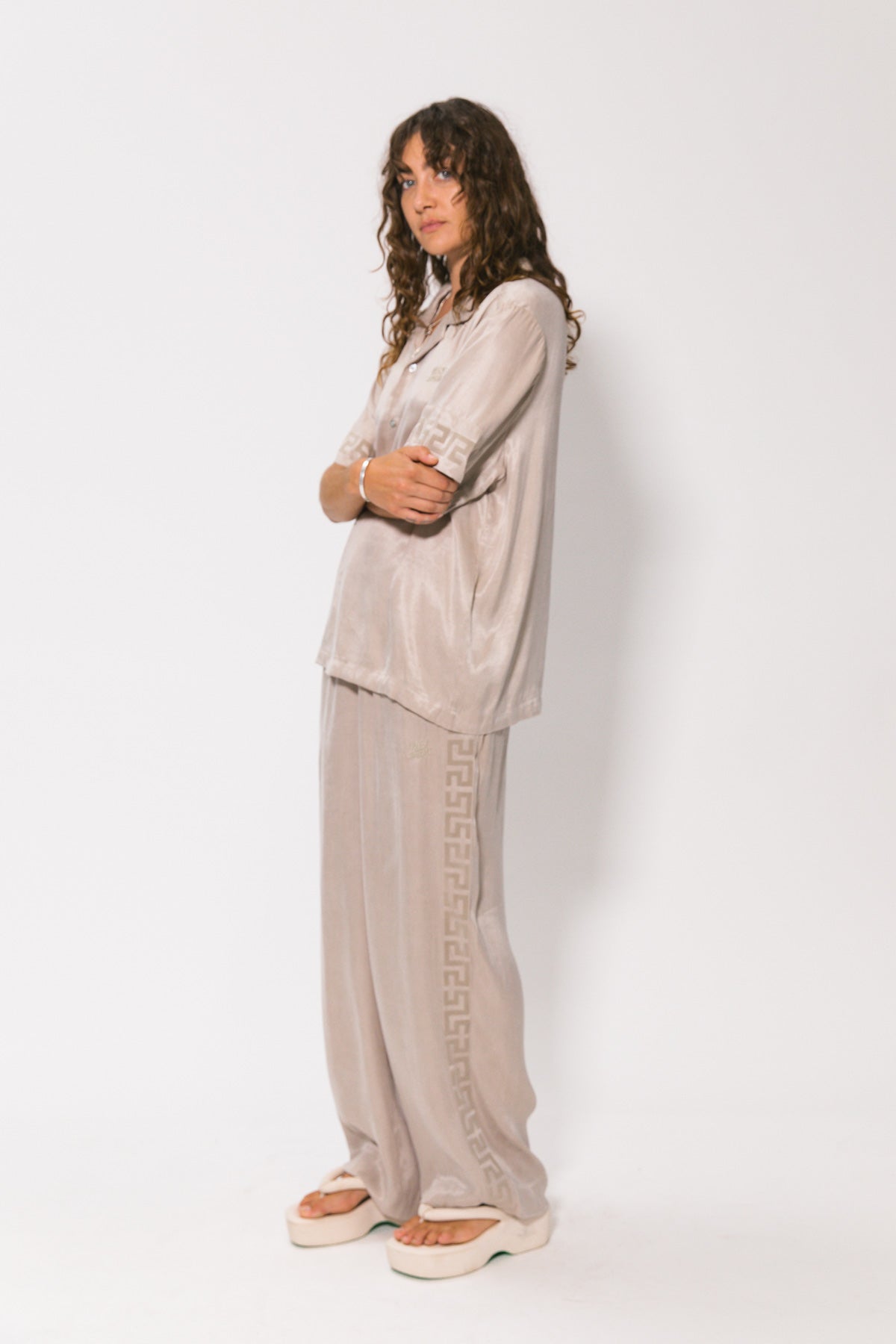 Stone Panel Geo Resort Shirt