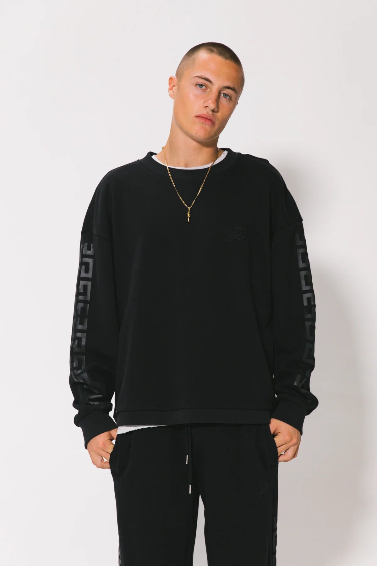 Black Fleece Geo Track Suit