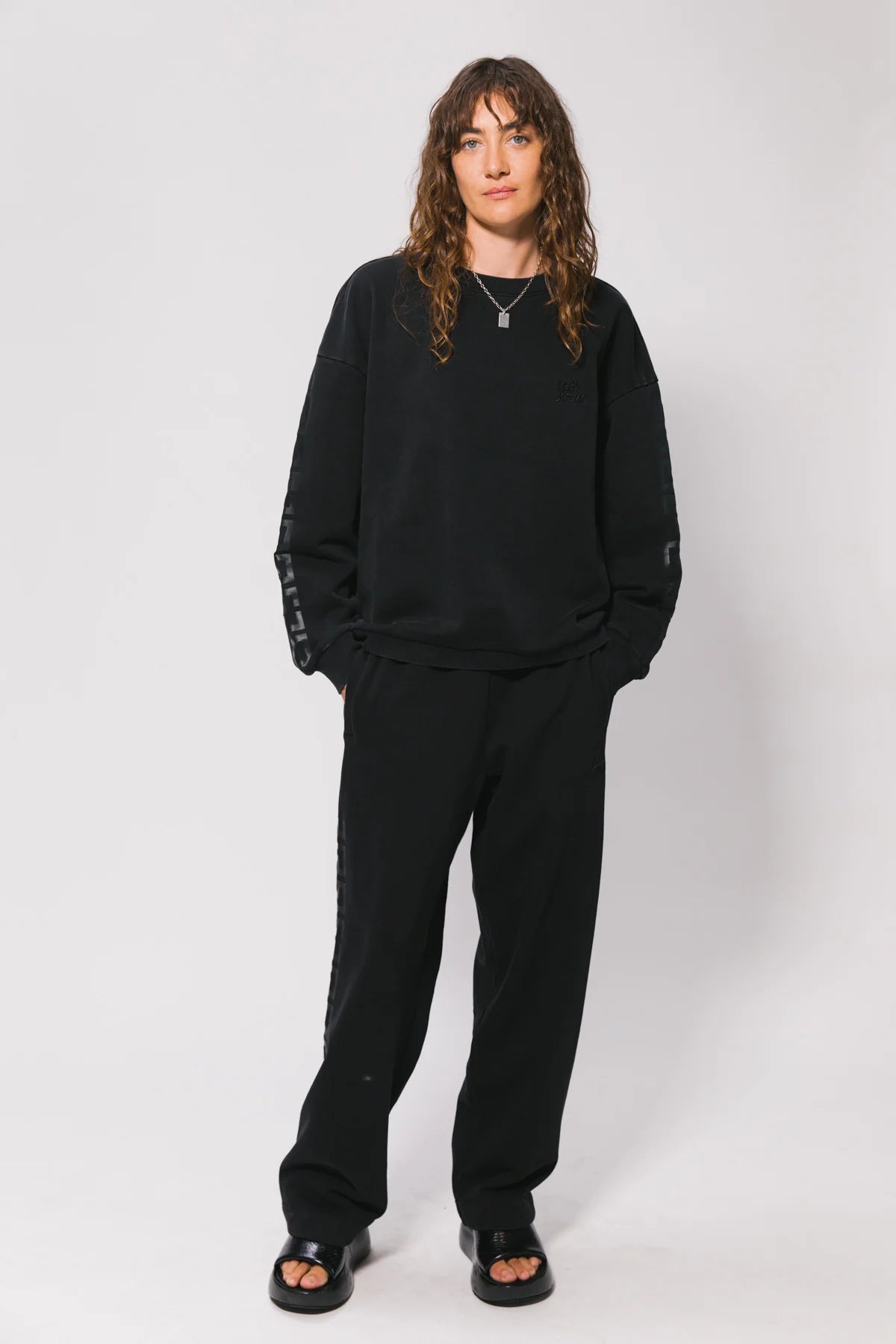 Black Fleece Geo Track Suit
