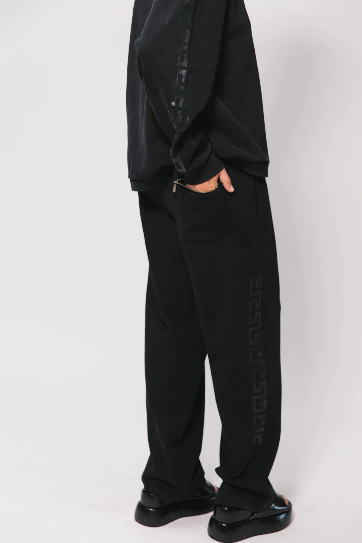 Black Fleece Geo Track Suit