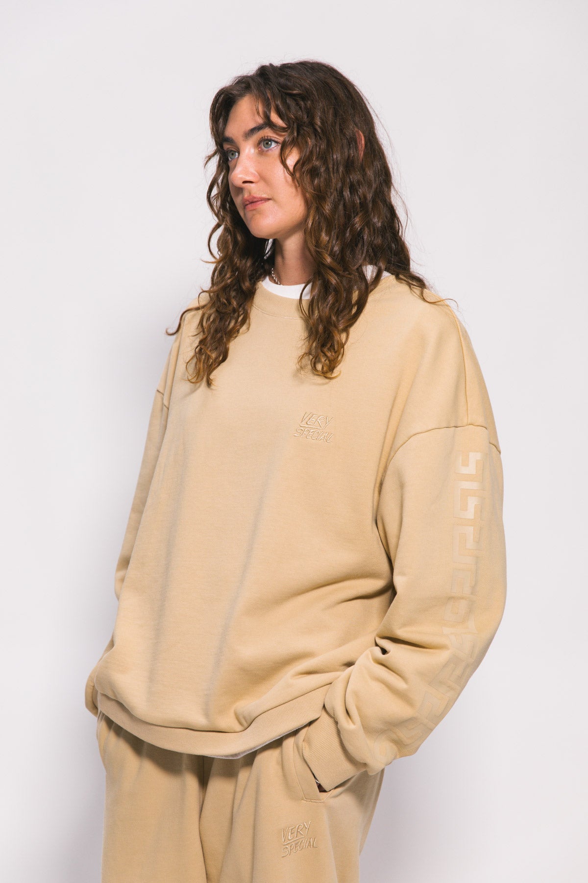 Beige SVS Essential Crew