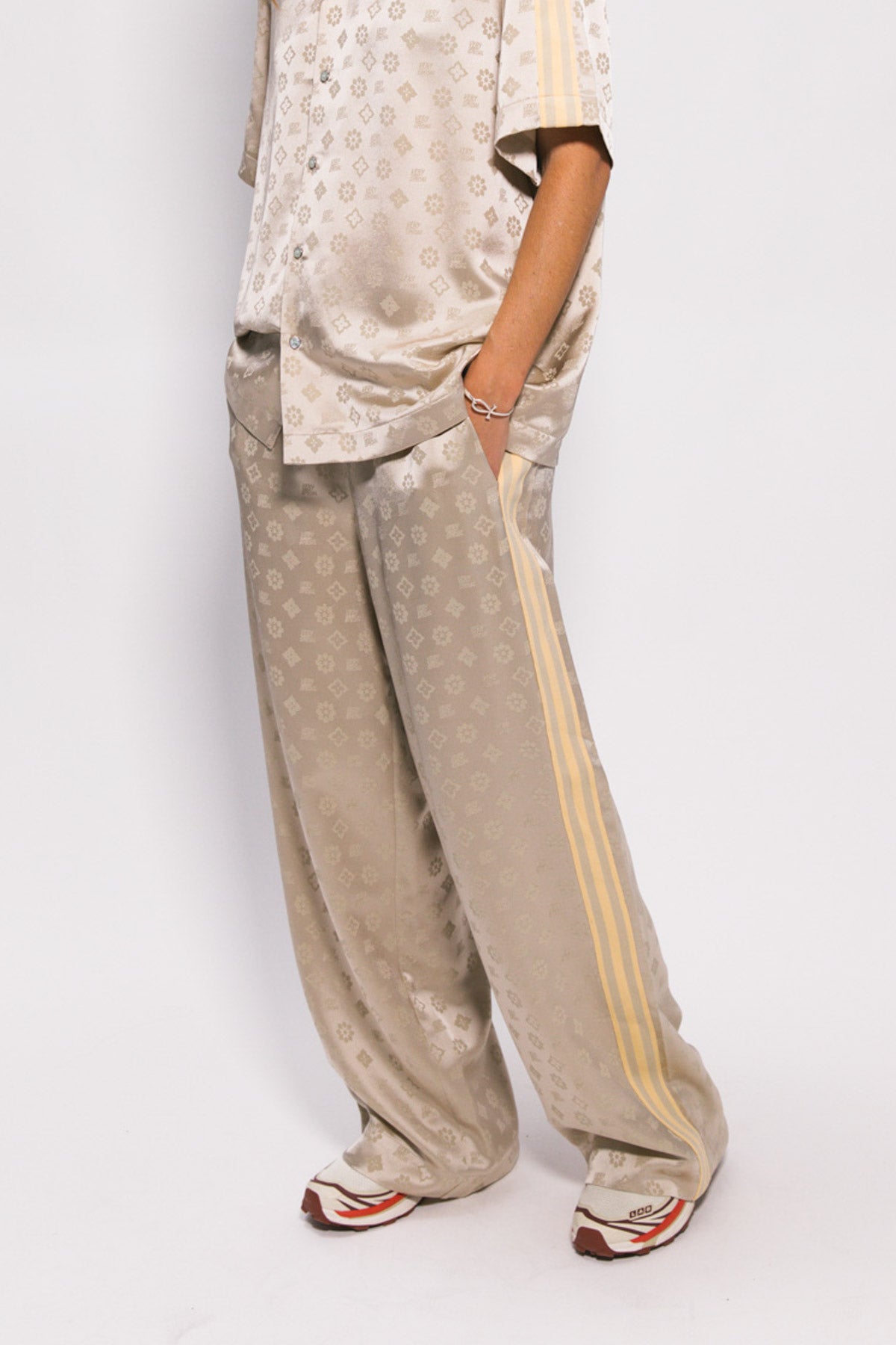 "Jacquard" Satin Vacay Pants