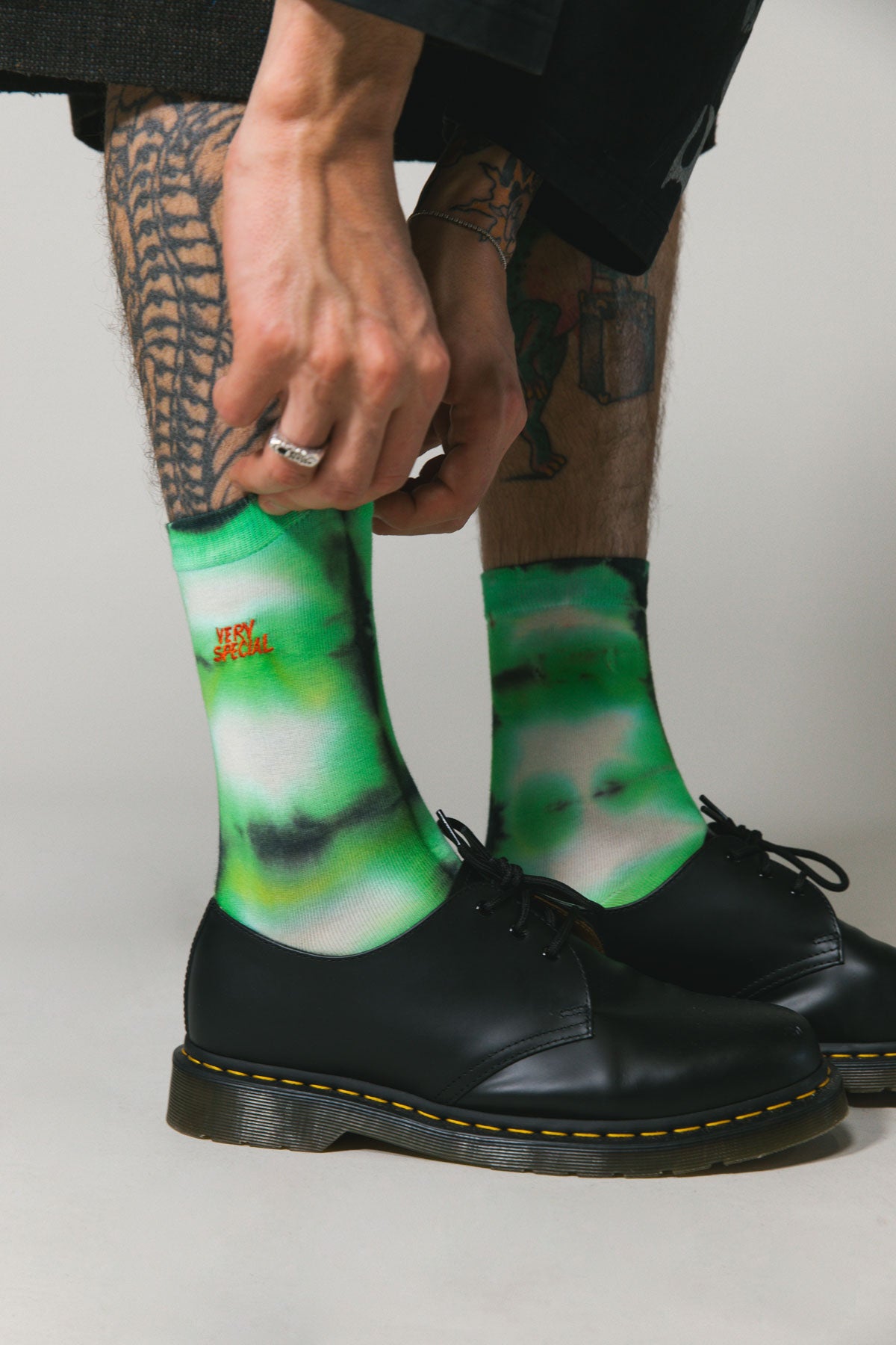 Green Tie Dye Very Special Socks