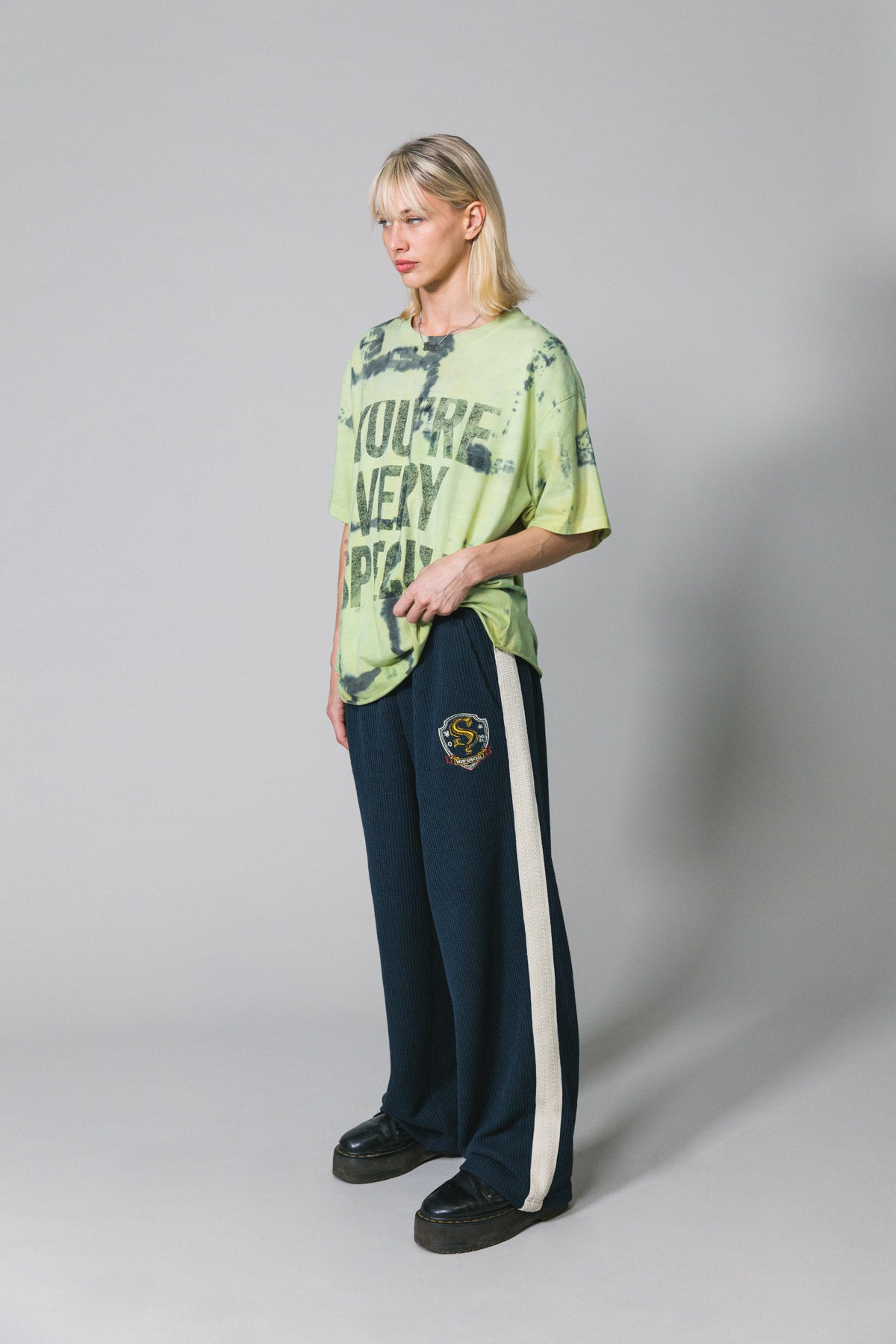 Lime Tie Dye YVS Trashed Tee