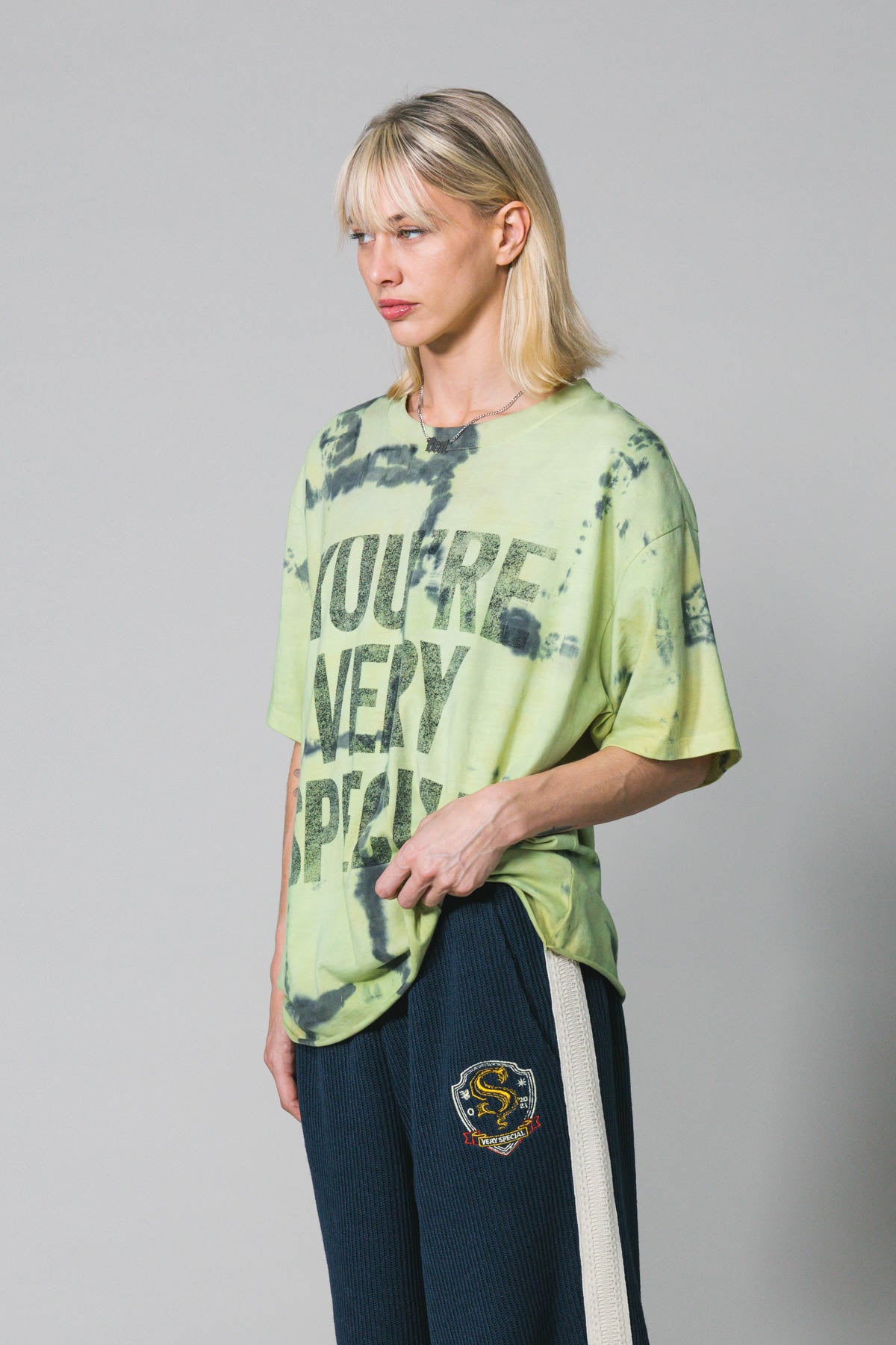 Lime Tie Dye YVS Trashed Tee