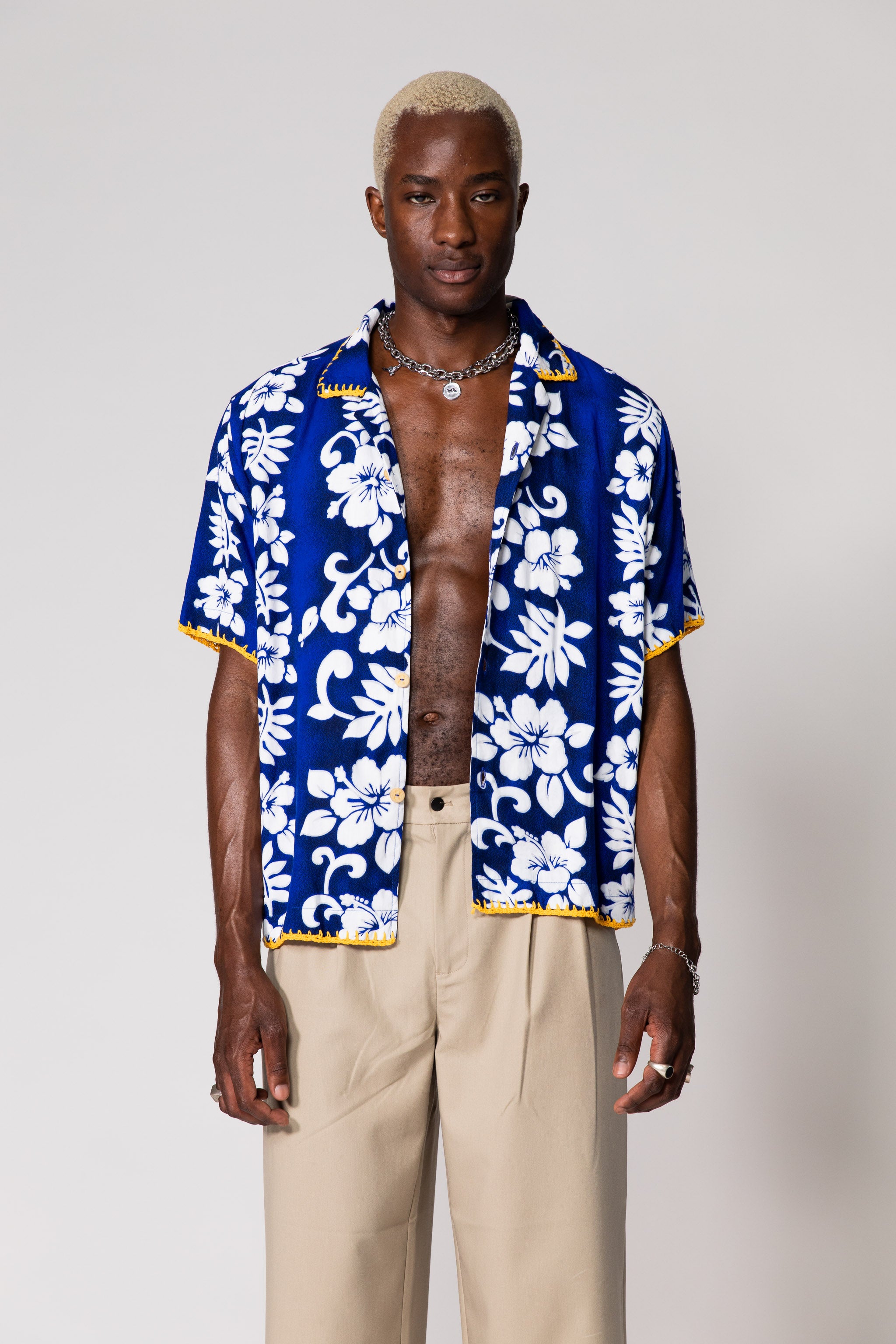 Calgary Flames One Off Hawaiian Shirt M