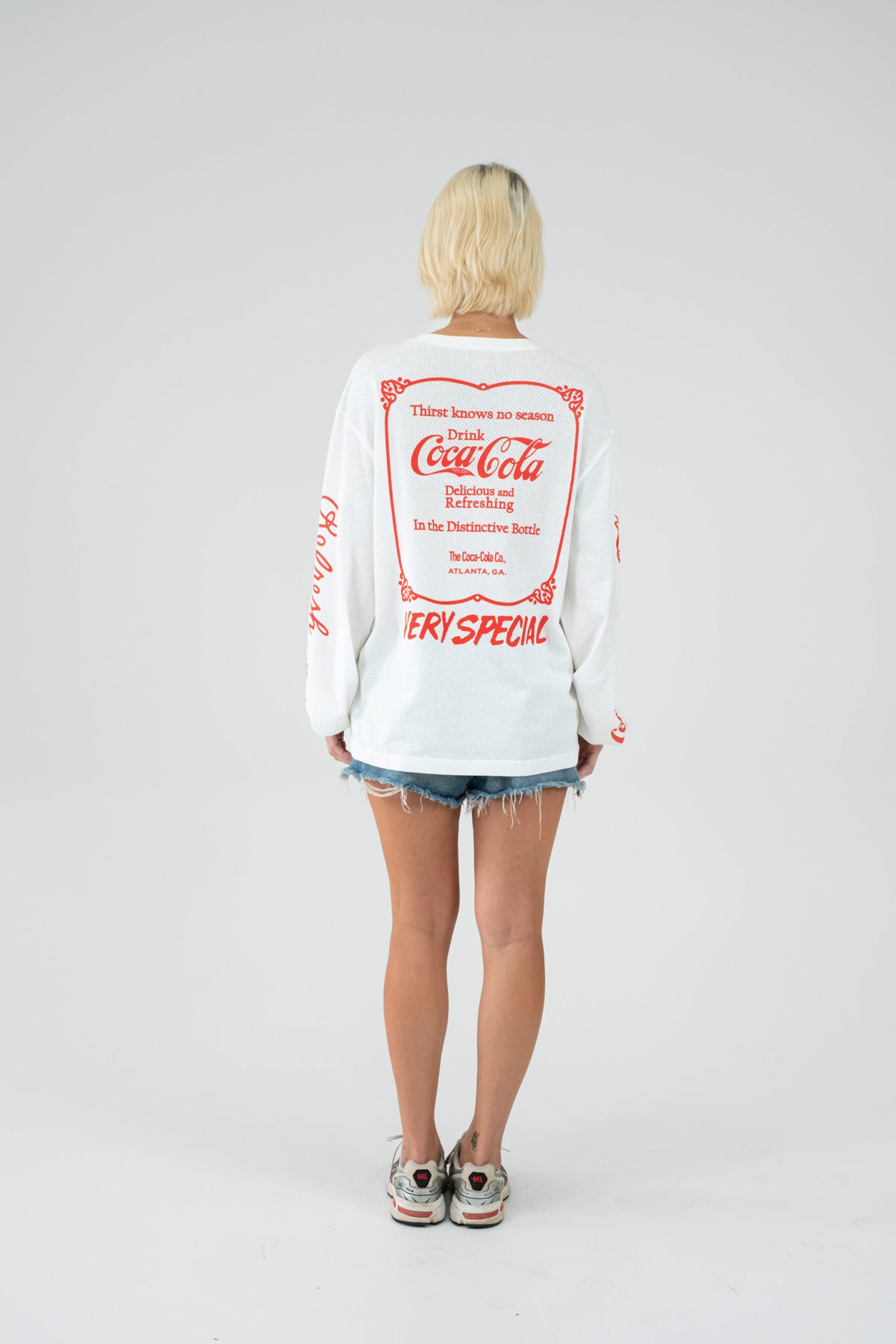 Classic Coke Racing LS mesh tee