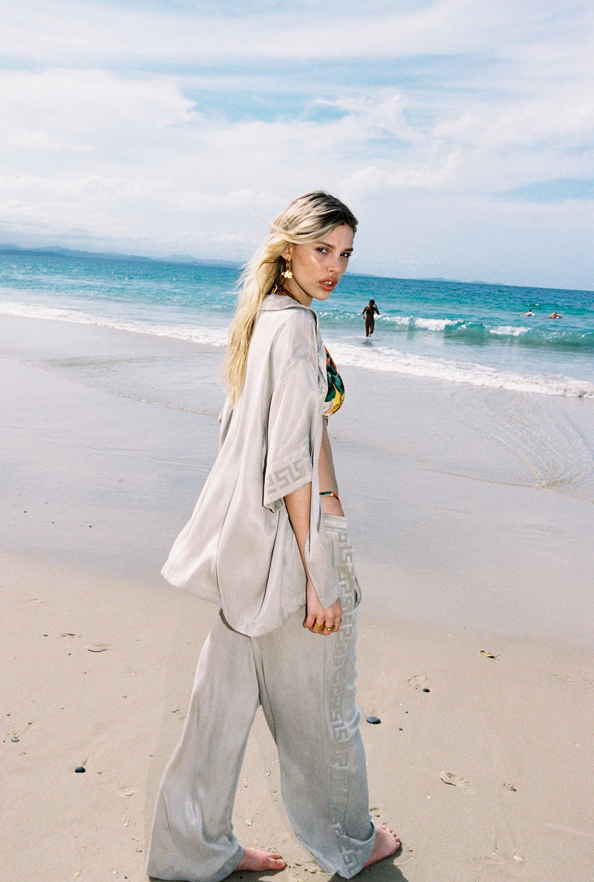 Stone Panel Geo Vacay Pant